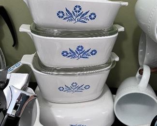 Lots of Great  Corning Ware Blue Cornflower 