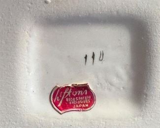 Vtg. Lefton #114 Kneeling praying angel planter 