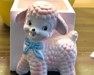 Vtg. Inarco Lamb planter 