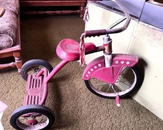 Vintage child’s tricycle
