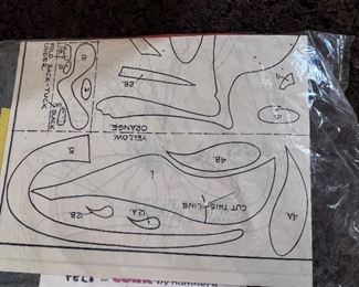 Vtg. Felt on Cork by numbers - unused