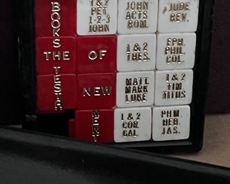 Vtg. New Testament slide puzzle 