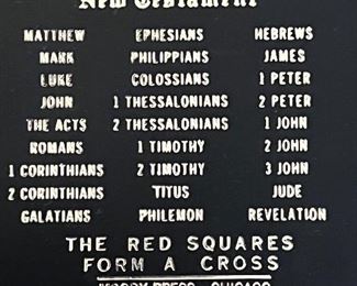 Vtg. New Testament slide puzzle 