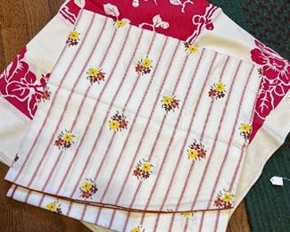 Vtg. table cloths 