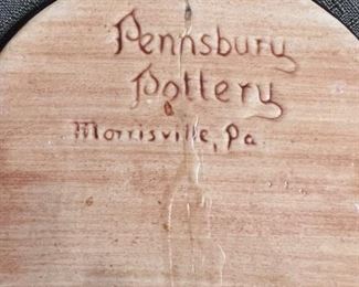Handpainted Pennsbury Potter - Morrisville Pa coaster