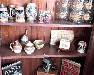 Lots of wonderful vintage items -use this photo for visual sizing for the upcoming pictures