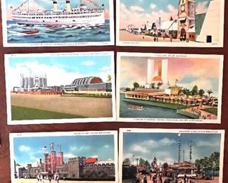 LOTS of excellent condition Chicago Worlds Fair post cards