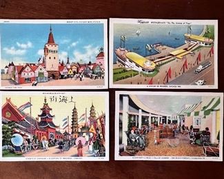 LOTS of excellent condition Chicago Worlds Fair post cards