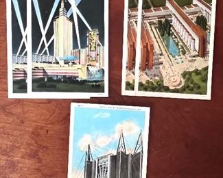 LOTS of excellent condition Chicago Worlds Fair post cards