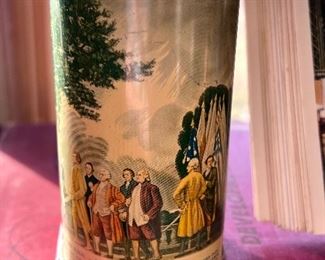 American Can Company, New York tin can bank - "Save means to live" The Tempest Act II Scene I