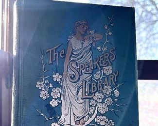 Vtg. The Speakers' Library book