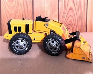 1 of 2 Vtg. pressed steel Tonka front loaders