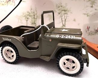 1 of 2 Vtg. Army Tonka Jeep - G-2-2431
