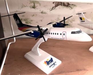 Vtg. model Airplanes - liat - The Caribbean Airline Dash 8 - scale 1:100 - SOME OF THE PLANES MAY BE SOLD