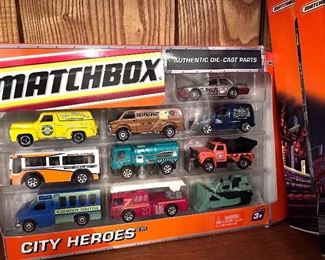 Matchbox cars City Heroes set
