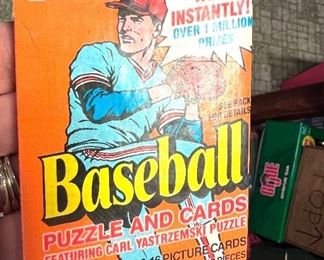 Unopened Donruss Baseball cards 1999 - featuring Carl Yastrzemski puzzle