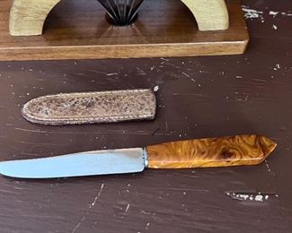 Rostfrei Solingen Bakelite small knife w/case