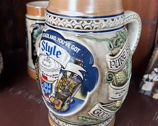 Limited Edition 1983 Old Style beer stein by Ceramarte - Handcrafted for the G. Heileman Brewing Co. 20819