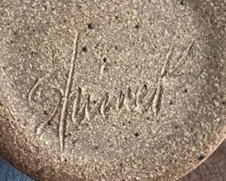 Ceramic Honey jar - signed