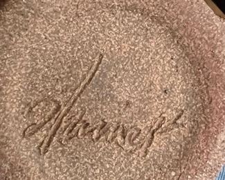 Ceramic Cheese jar - signed