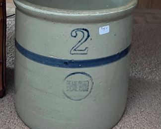 Vtg. Blue Band stoneware #2