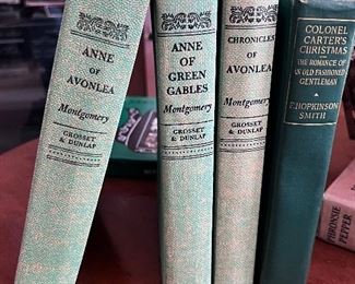 Anne of Green Gables by L.M. Montgomery - Grosset & Dunlap & Colonel Carter's Christmas by F. Hopkinson Smith