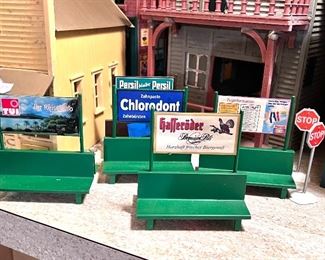 G Scale signs - SOME OF THE TRAIN SIGNS MAY BE SOLD