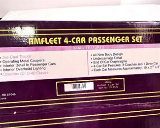 O Gauge - MTH Metra 4-car AMFleet passenger set 20-6520