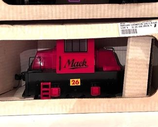 G Scale - - HLW Red Mack Center-Cab Switcher/OB 09703