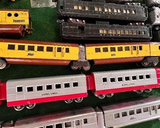 Lionel Lines Jr trains (middle silver & red train - sold)