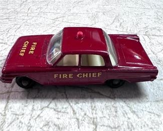 Matchbox Ford Fairlane Fire Chief's Car by Lesney