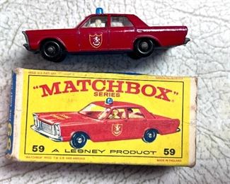 Matchbox # 59 Police Car by Lesney w/Box