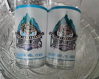 2 - 2002 Breeders cup glasses - Oct. 26th 2002
