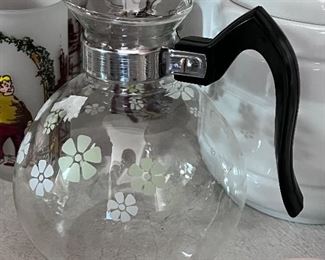 Vtg. Pryes stovetop coffee decanter