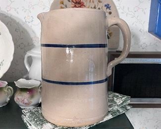 Lg. pottery pitcher