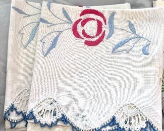 Hand stitched pillow cases - never used