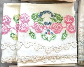 Hand stitched pillow cases - never used