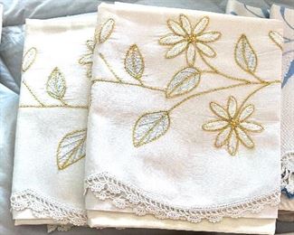 Hand stitched pillow cases - never used