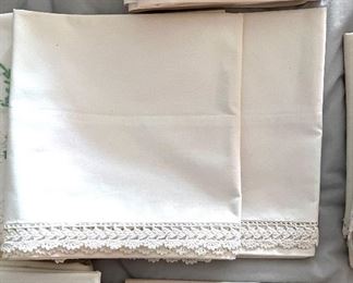 Hand stitched pillow cases - never used
