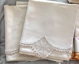 Hand stitched pillow cases - never used