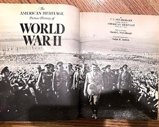 Large 1966 American Heritage World War ll book