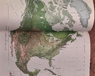 Large Rand McNally Cosmopolitan World Atlas book