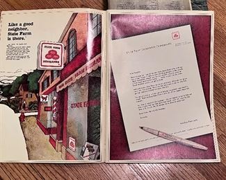 Large 1996 State Farm Road Atlas map book