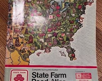 Large 1996 State Farm Road Atlas map book
