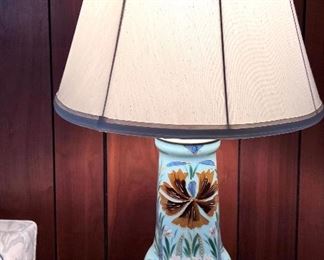 Hand painted lamp