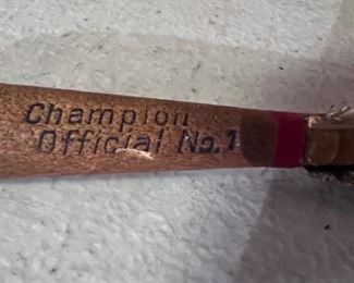 Vtg. Wood Champion Official No 1 Darts