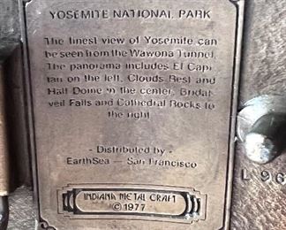 1977 Yosemite National Park belt buckle
