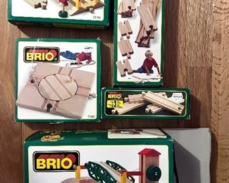 Brio wood building toys
