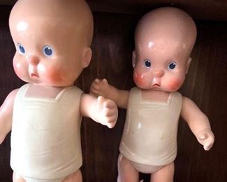 Vtg. German Horsman HEbee SHEbee Dolls