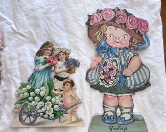 Beautiful Vtg. Valentine pop up cards